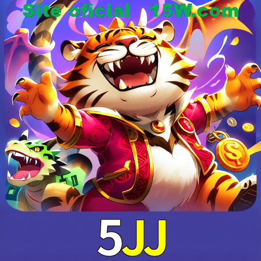 Imagem promocional da 5JJ mostrando a plataforma e suas vantagens